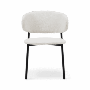 Cartza Dining Chair White Boucle